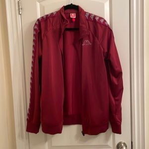 I am selling a X large red zip up hoodie